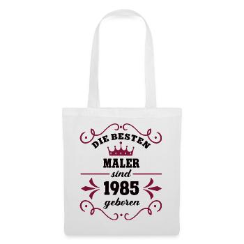 Peintre Anniversaire Né en 1985 Peintre Collègues - Sac en tissu - blanc - Devant