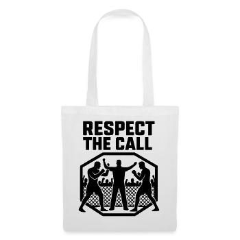 MMA Tribute Respect The Call - Stoffbeutel - Weiß - Vorne