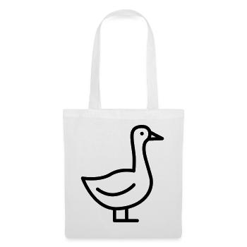 Gans - Stoffbeutel - Weiß - Vorne
