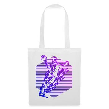 Clear handball message for men - Tote Bag - white - Front