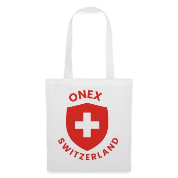 Swiss shield with white cross - Tote Bag - white - Front