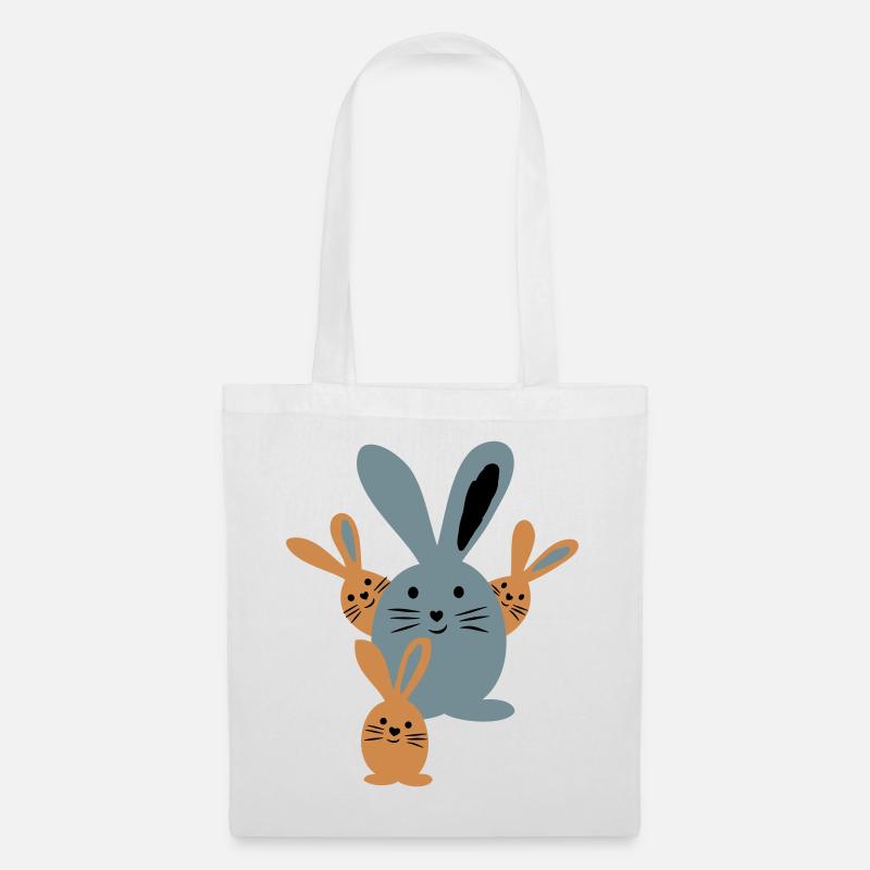 Ostern - Stoffbeutel - Weiß