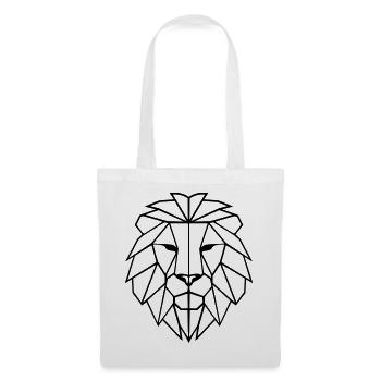 Lion Polygon - Tote Bag - white - Front