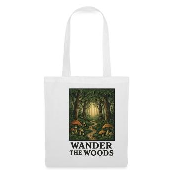 Forest path of hikers - Tote Bag - white - Front