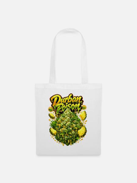 Durban Poison Graffiti-Kunstdruck - Stoffbeutel - Weiß