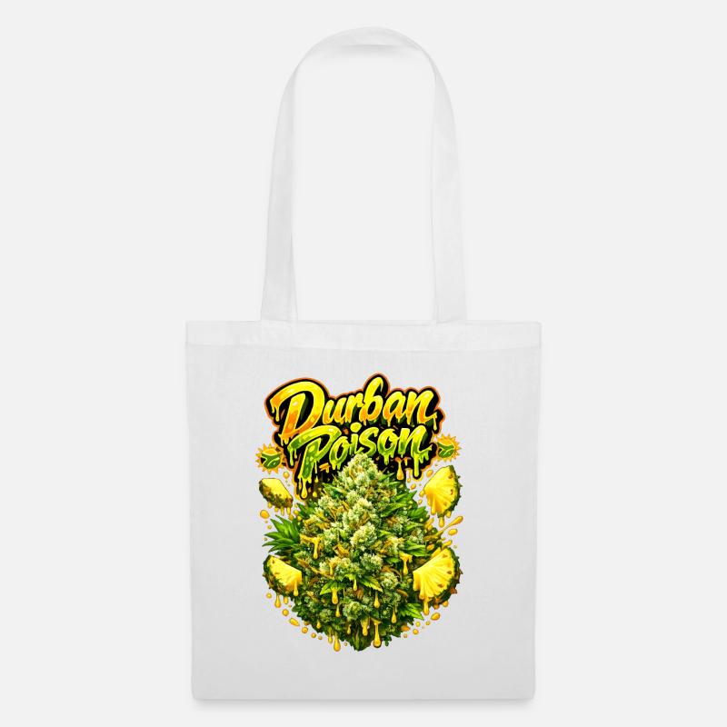 Durban Poison Graffiti-Kunstdruck - Stoffbeutel - Weiß
