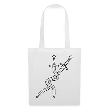 Crossed Swords Fantasy RPG LARP - Tote Bag - white - Front