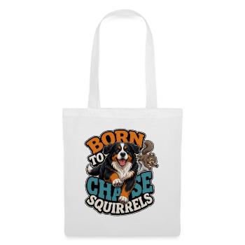 Berner Sennenhund - Stoffbeutel - Weiß - Vorne