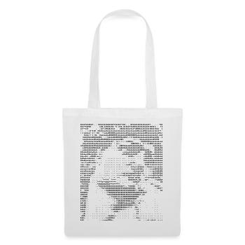Michelangelo David ASCII-Kunst - Stoffbeutel - Weiß - Vorne