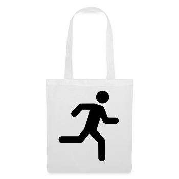 Running Man - Stoffbeutel - Weiß - Vorne