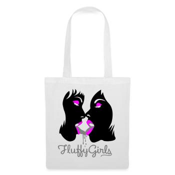 fluffy girls - Stoffbeutel - Weiß - Vorne