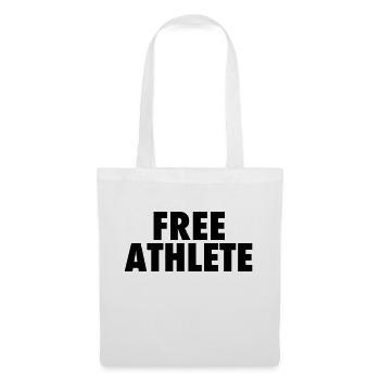free athlete centered - Stoffbeutel - Weiß - Vorne
