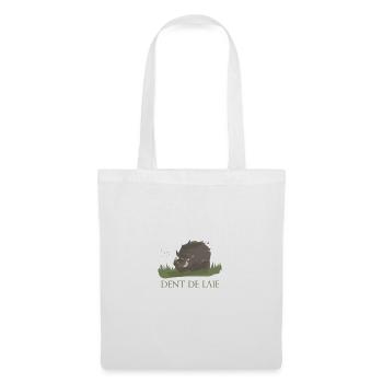 sanglier - Sac en tissu - blanc - Devant