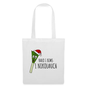 Halo I bims 1 Nikolauch - Sac en tissu - blanc - Devant