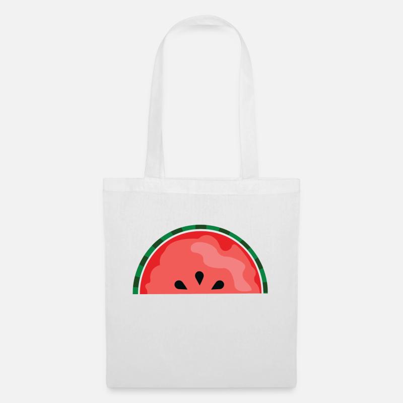 Wassermelone - Stoffbeutel - Weiß