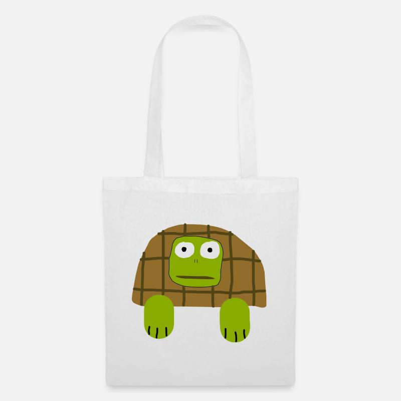 Ugly Turtle - Sac en tissu - blanc