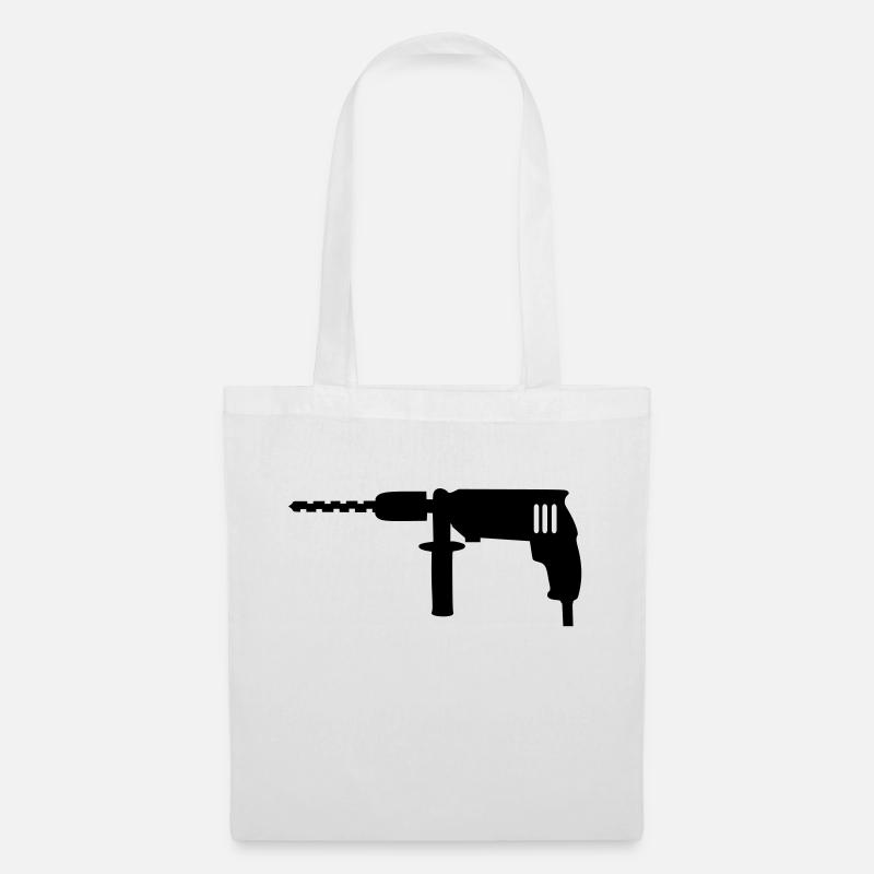 Power drill - Tote Bag - white