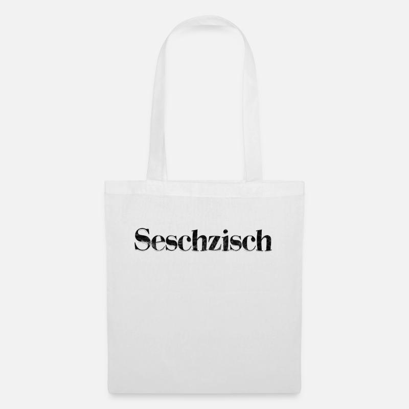 60. Geburtstag runder Geburtstag Seschzisch - Stoffbeutel - Weiß