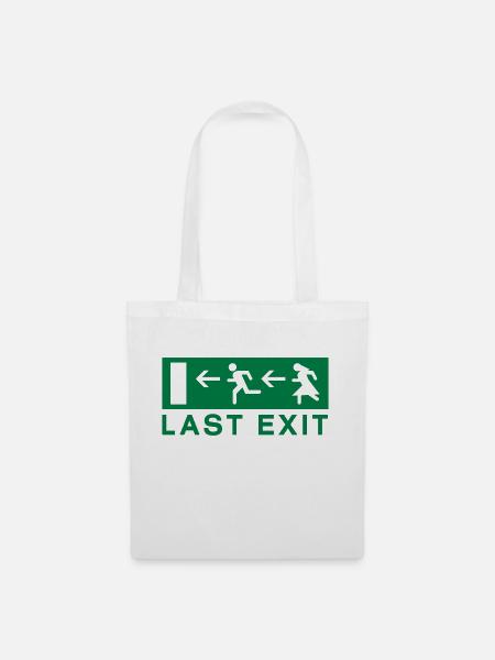Last exit - Stoffbeutel - Weiß
