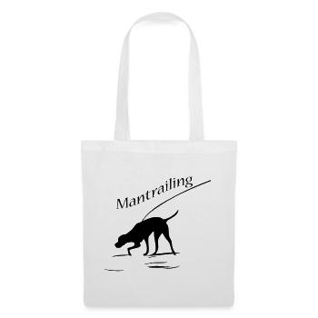 Mantrailing - Stoffbeutel - Weiß - Vorne