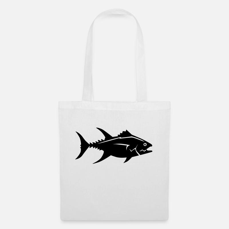 Thon - Sac en tissu - blanc