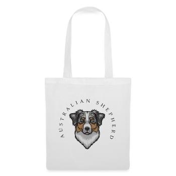 Australian Shepherd - Stoffbeutel - Weiß - Vorne