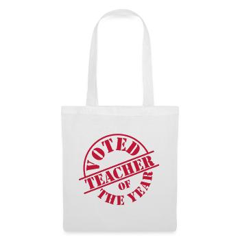 Teacher - Stoffbeutel - Weiß - Vorne
