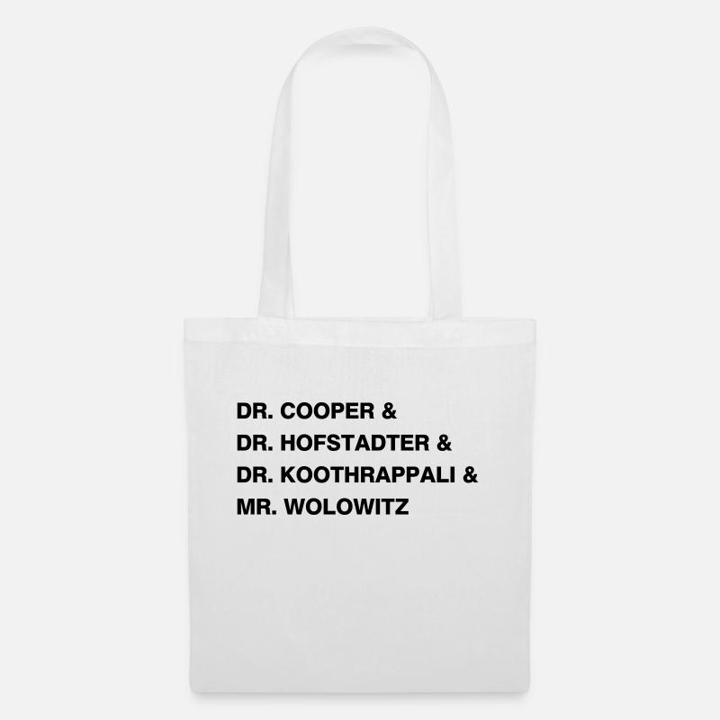 The Big Bang Theory Dr. Dr. Dr. Mr. - Stoffbeutel - Weiß