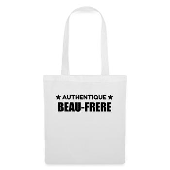Beau Frère / Frere / Beau-Frère / Mariage / Marié - Sac en tissu - blanc - Devant