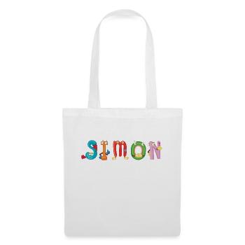 Simon - Stoffbeutel - Weiß - Vorne