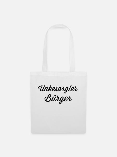 Unbesorgter Buerger - Stoffbeutel - Weiß