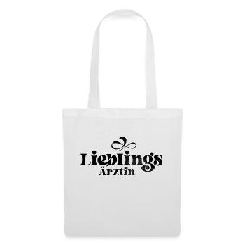 Lieblings Ärztin - Stoffbeutel - Weiß - Vorne