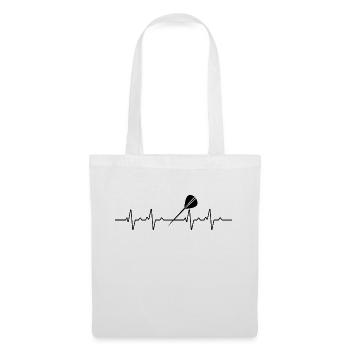 Heartbeat Darts Darts - Sac en tissu - blanc - Devant