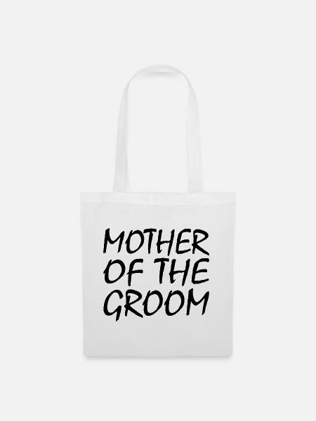 Mother of the groom - Stoffbeutel - Weiß