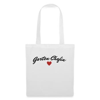 Garten Chefin Hobbygärtnerin Gärtnern - Stoffbeutel - Weiß - Vorne