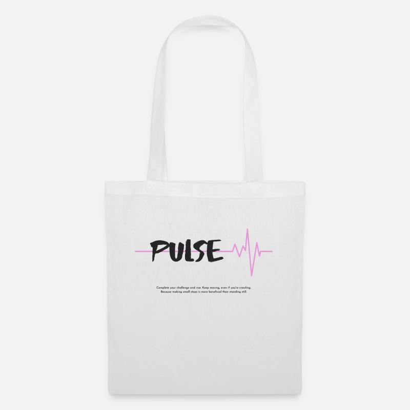 Pulse - Stoffbeutel - Weiß