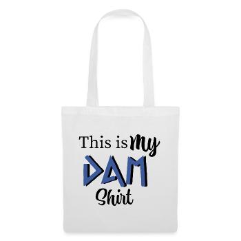 This is my DAM shirt - Percy Jackson inspired art - Tote Bag - white - Front