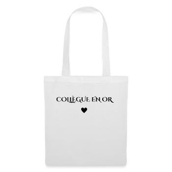 collègue en or - Sac en tissu - blanc - Devant
