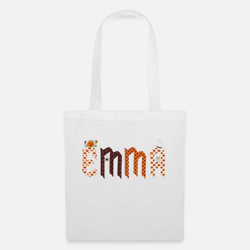 Emma Nachname Vorname - Stoffbeutel - Weiß