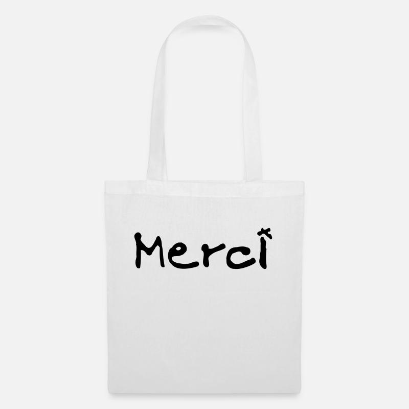 Merci - Stoffbeutel - Weiß
