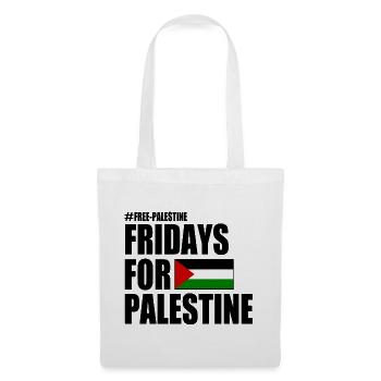 Free palestine fridays for palestine - Sac en tissu - blanc - Devant