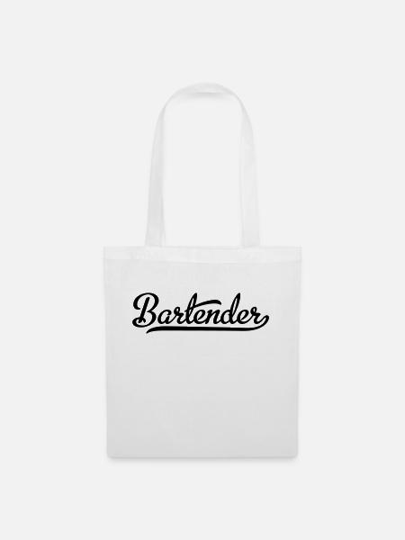 Bartender - Stoffbeutel - Weiß