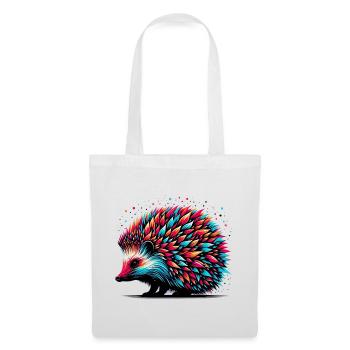 Hérisson - Sac en tissu - blanc - Devant