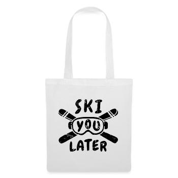 Funny Ski Saying - Tote Bag - white - Front