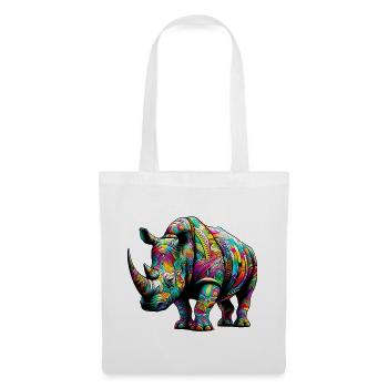 Rhinoceros - Tote Bag - white - Front