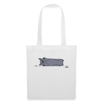 Chat adorable - Sac en tissu - blanc - Devant