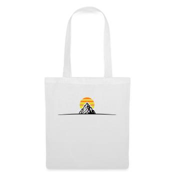 Mountains icon - Tote Bag - white - Front
