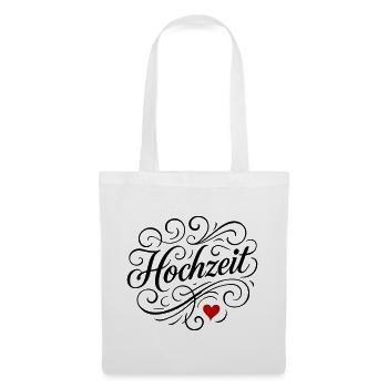 Wedding Heart - Tote Bag - white - Front