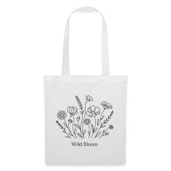 Floral Line Art - Tote Bag - white - Front