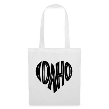 Idaho USA Heart Lettering - Tote Bag - white - Front